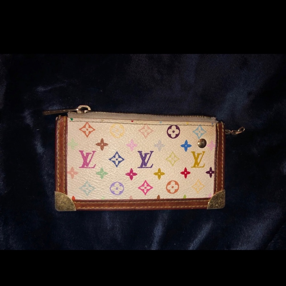 Louis Vuitton Multi Color Monogram Key Pouch - image 4